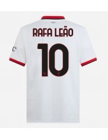 AC Milan Rafael Leao #10 Vieraspaita 2024-25 Lyhythihainen